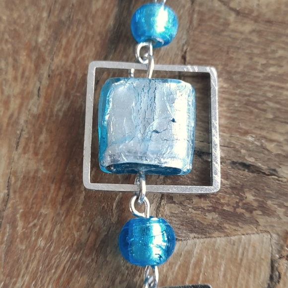 Handmade Glass Bead Necklace - Picture 6 of 7